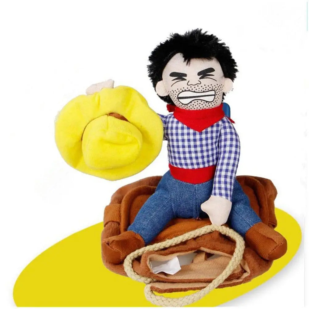 Crazy Cowboy Halloween Costume for Dog or Cat