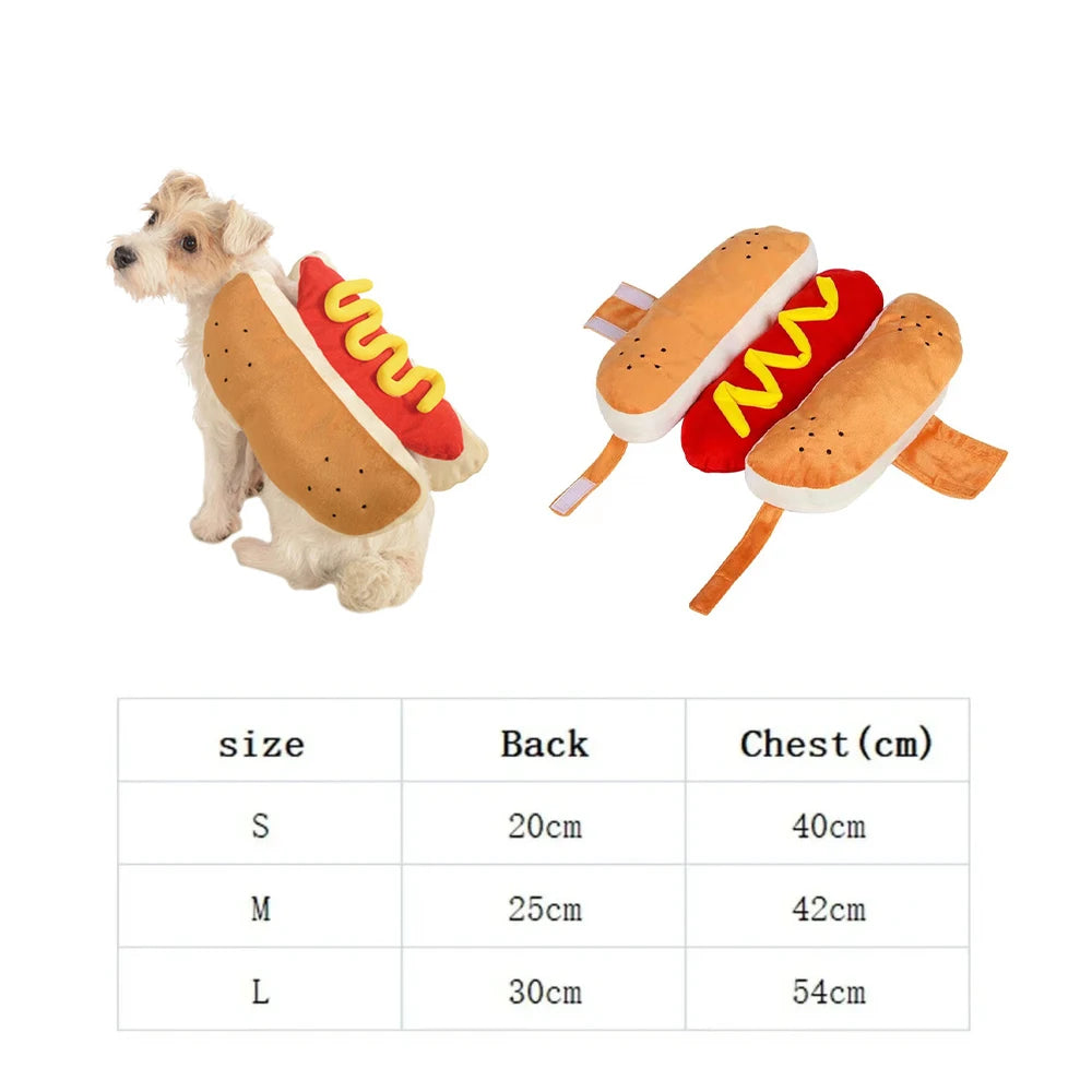 Hot Dog Halloween Costume for Dog or Cat