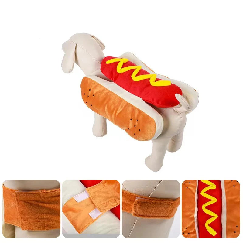 Hot Dog Halloween Costume for Dog or Cat