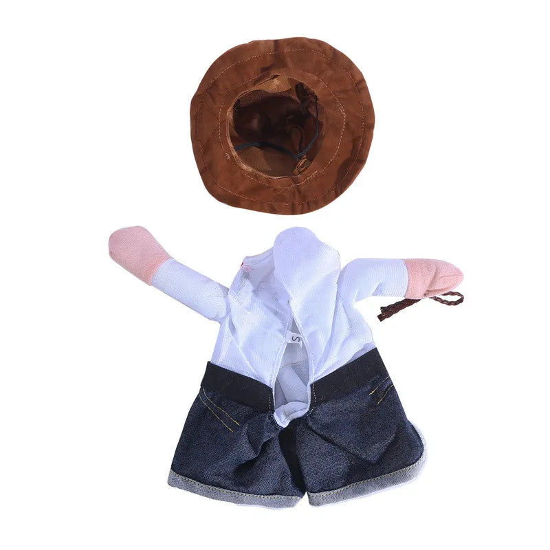 Wild West Cowboy Costume for Dog or Cat - Halloween Costume