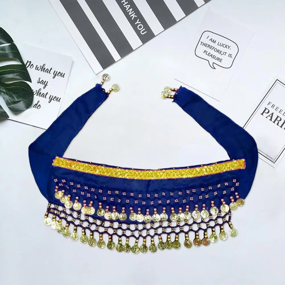 Belly Dancing Costume for Dogs and Cats - Sequined Waist Chain/Scarf
