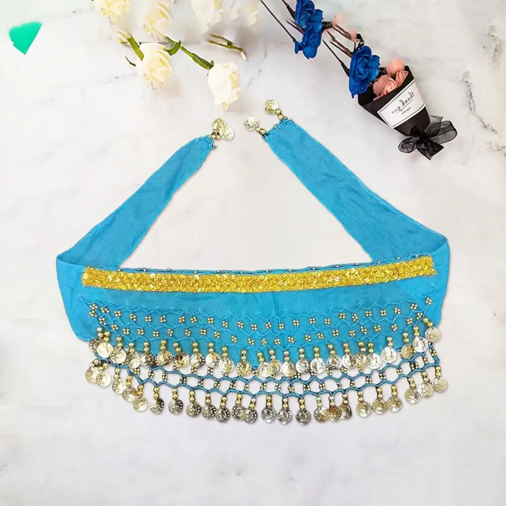 Belly Dancing Costume for Dogs and Cats - Sequined Waist Chain/Scarf