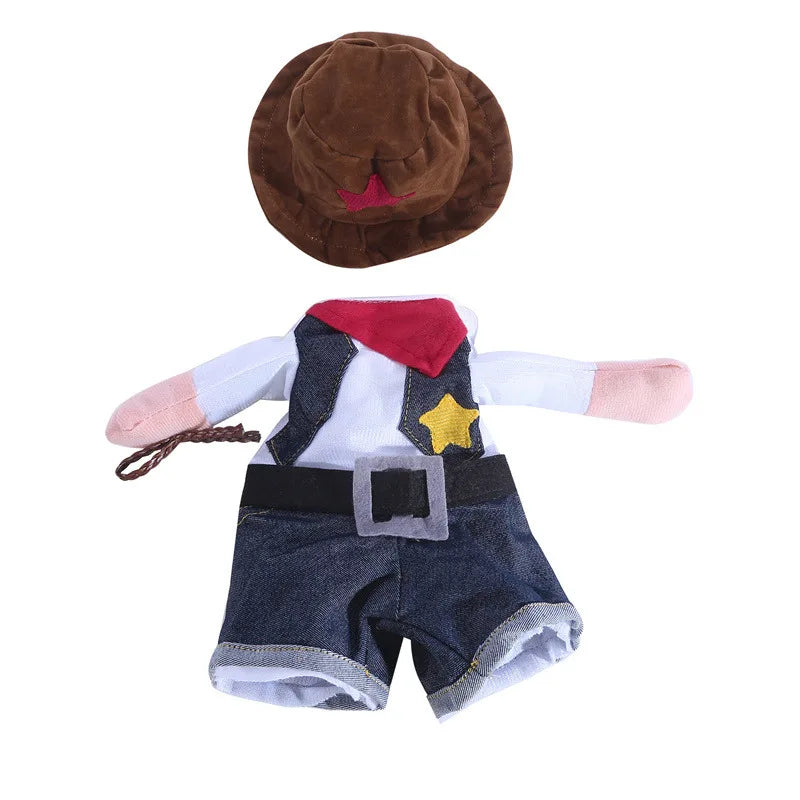Wild West Cowboy Costume for Dog or Cat - Halloween Costume