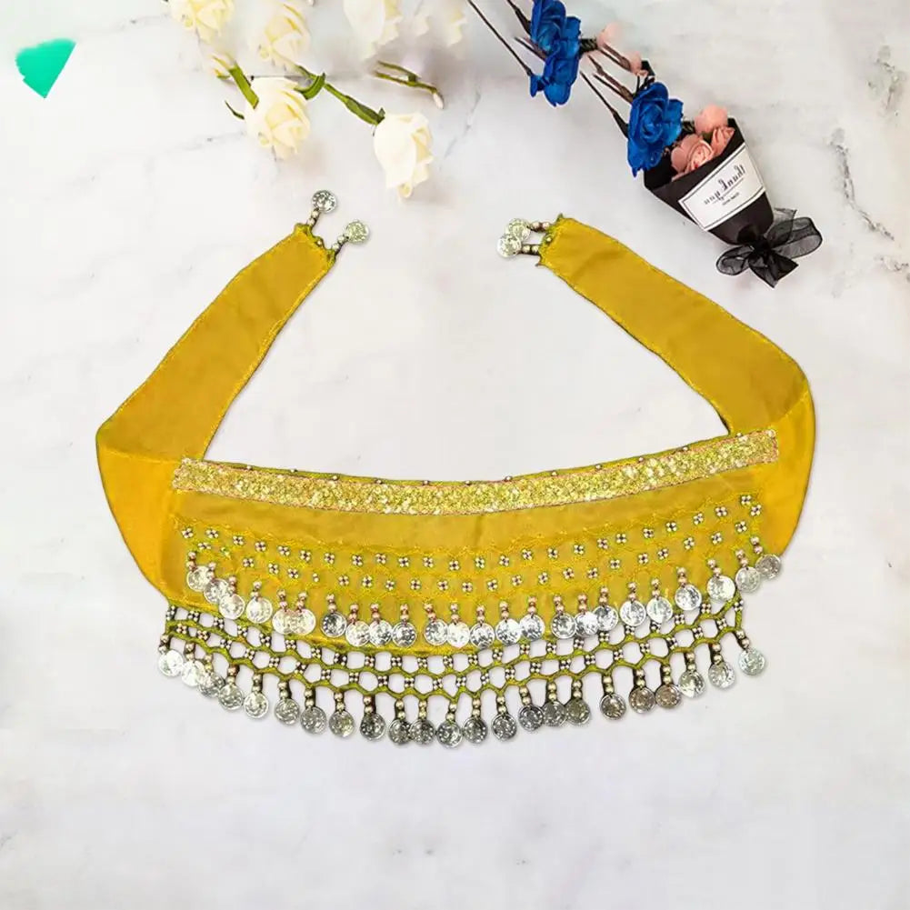 Belly Dancing Costume for Dogs and Cats - Sequined Waist Chain/Scarf