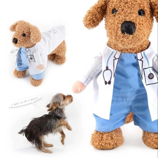 Doggy Doctor! Doctor Halloween Costume for Dog or Cat
