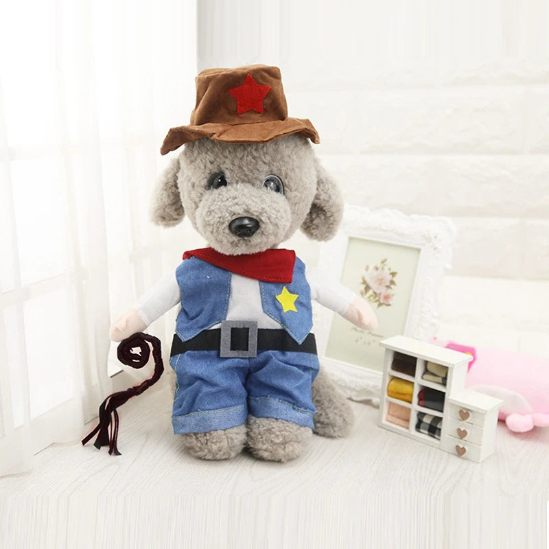 Wild West Cowboy Costume for Dog or Cat - Halloween Costume
