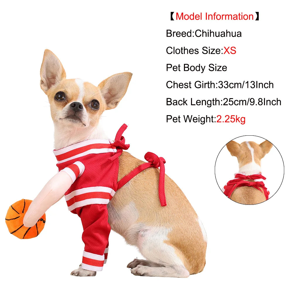 Basketball Star Halloween Costume for Dog or Cat